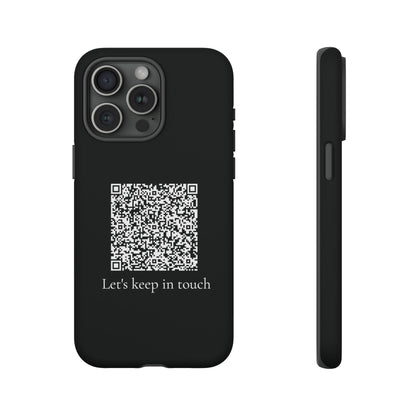 Personalized QR Code Contact Card Phone Tough Cases