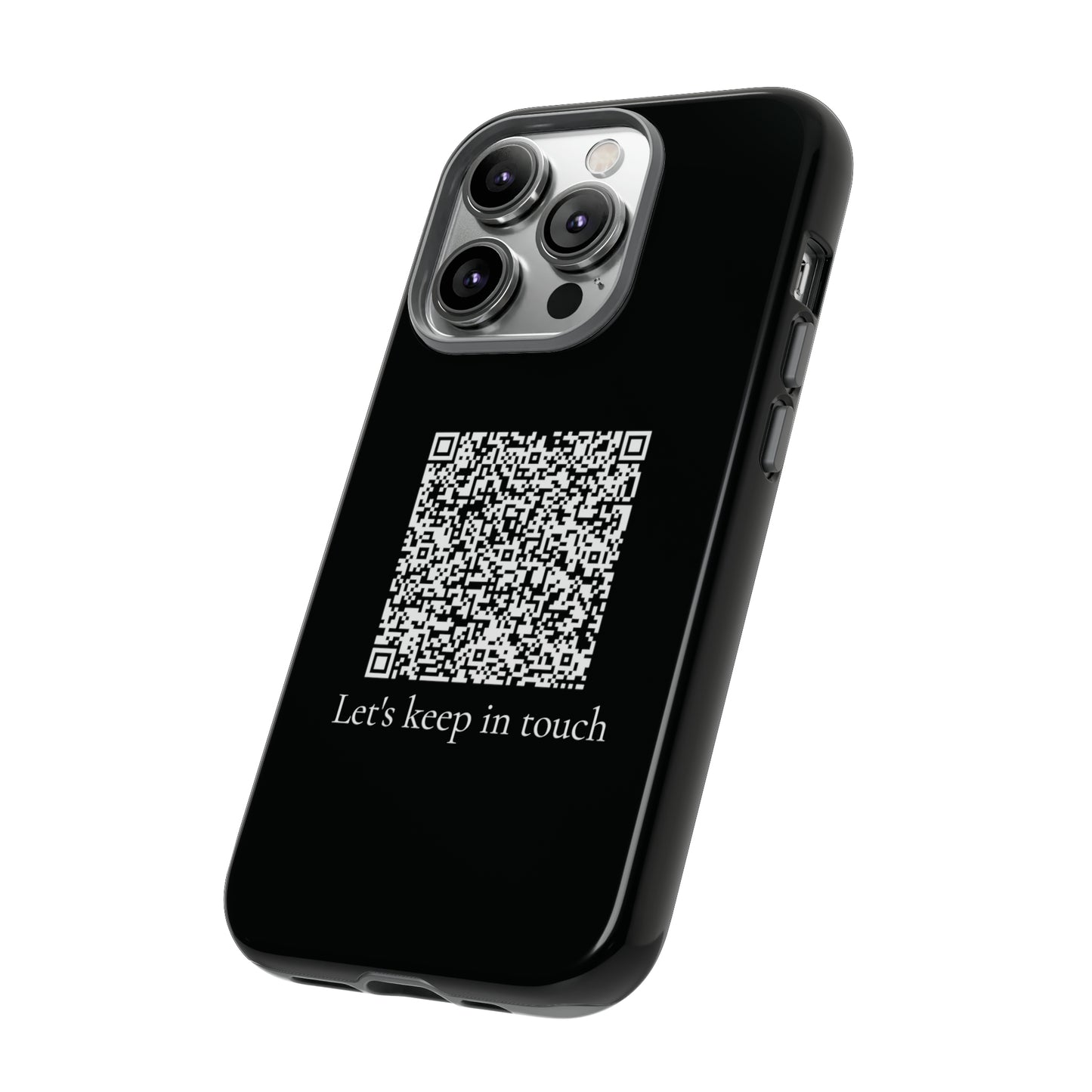 Personalized QR Code Contact Card Phone Tough Cases