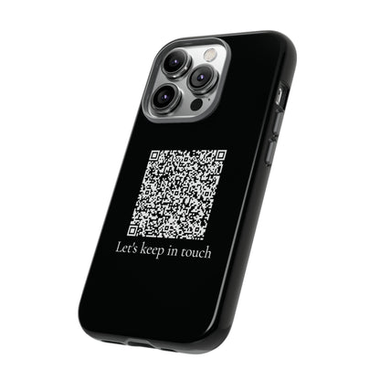 Personalized QR Code Contact Card Phone Tough Cases