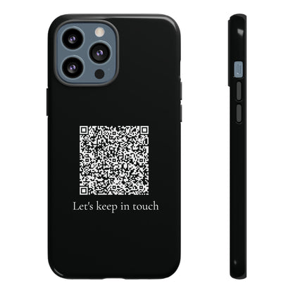 Personalized QR Code Contact Card Phone Tough Cases