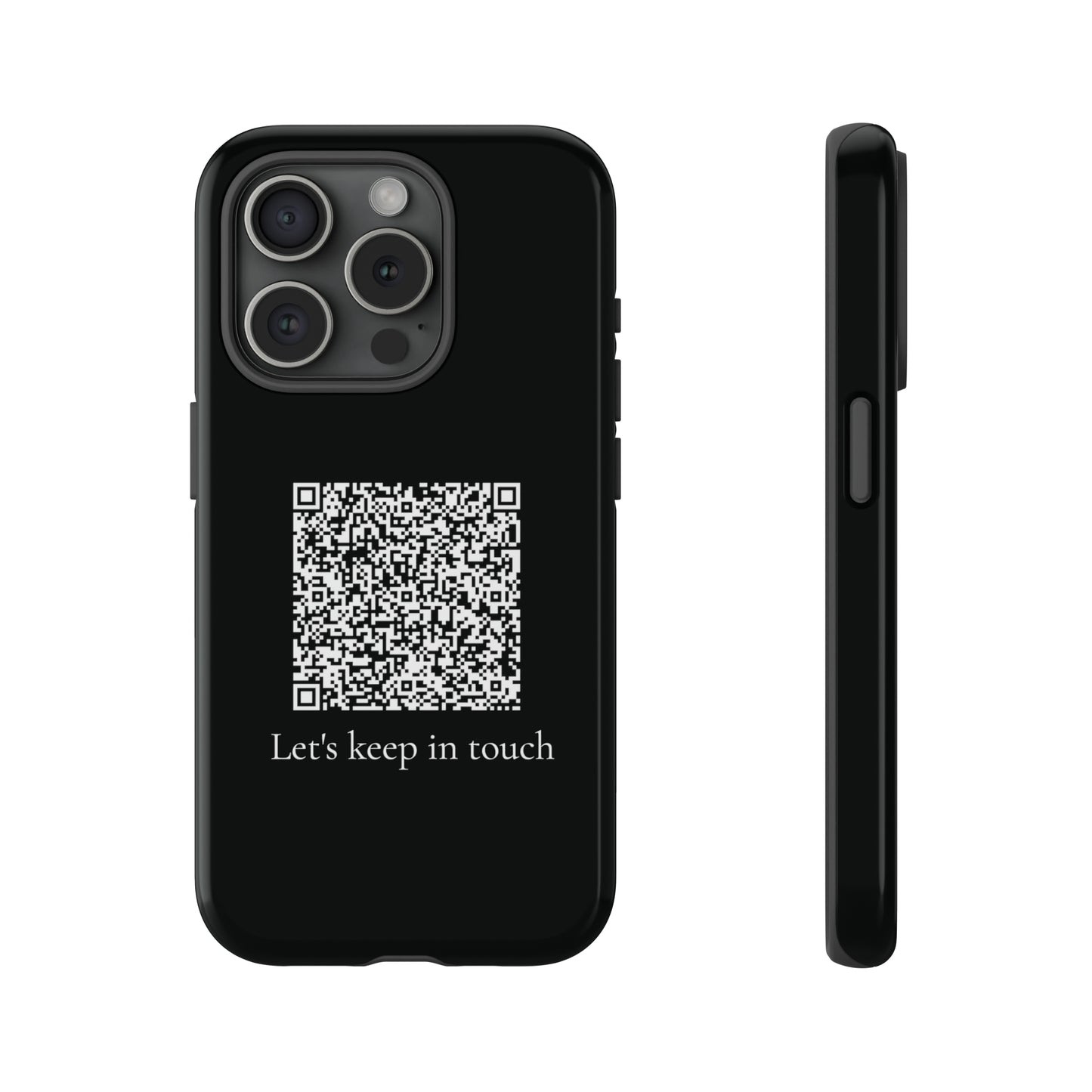 Personalized QR Code Contact Card Phone Tough Cases