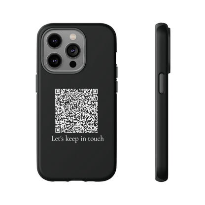 Personalized QR Code Contact Card Phone Tough Cases