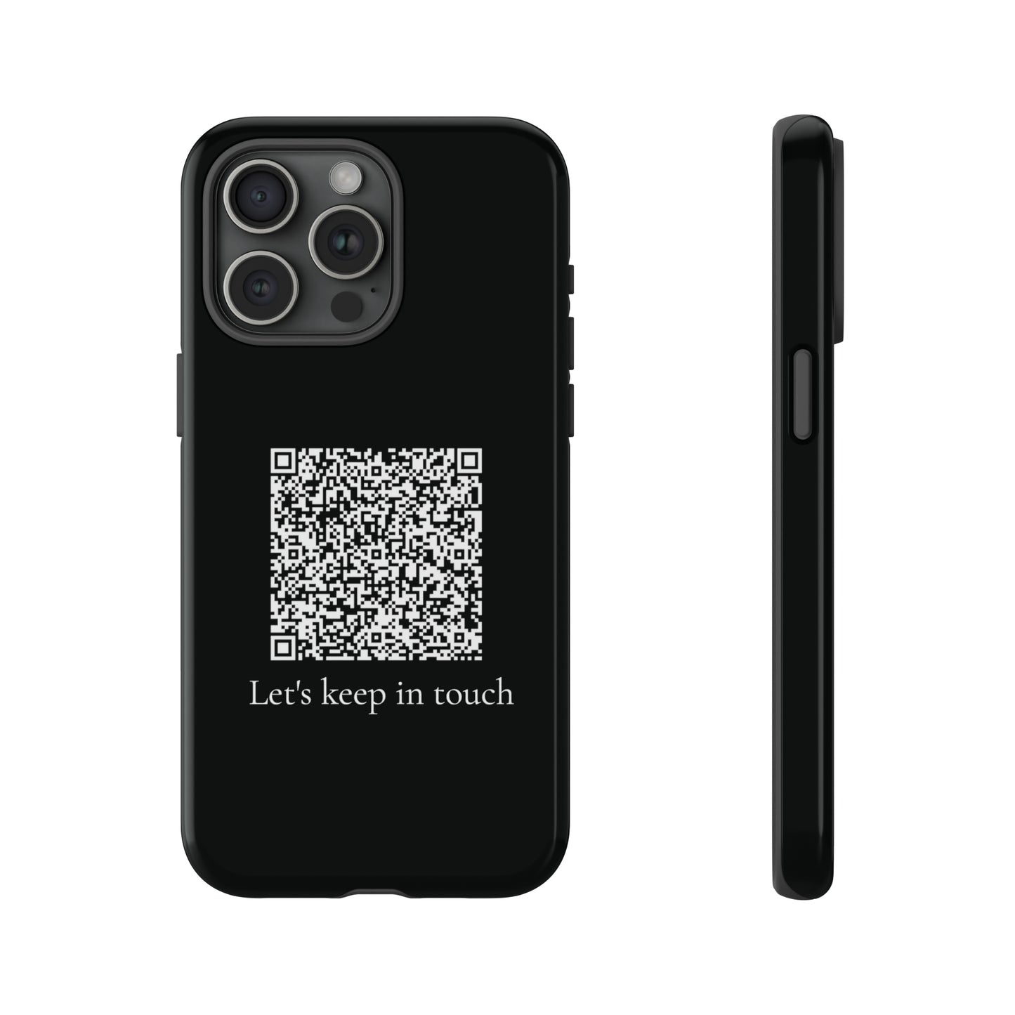 Personalized QR Code Contact Card Phone Tough Cases