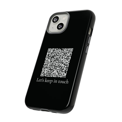 Personalized QR Code Contact Card Phone Tough Cases