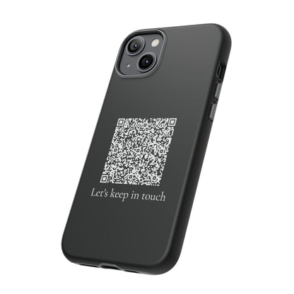 Personalized QR Code Contact Card Phone Tough Cases