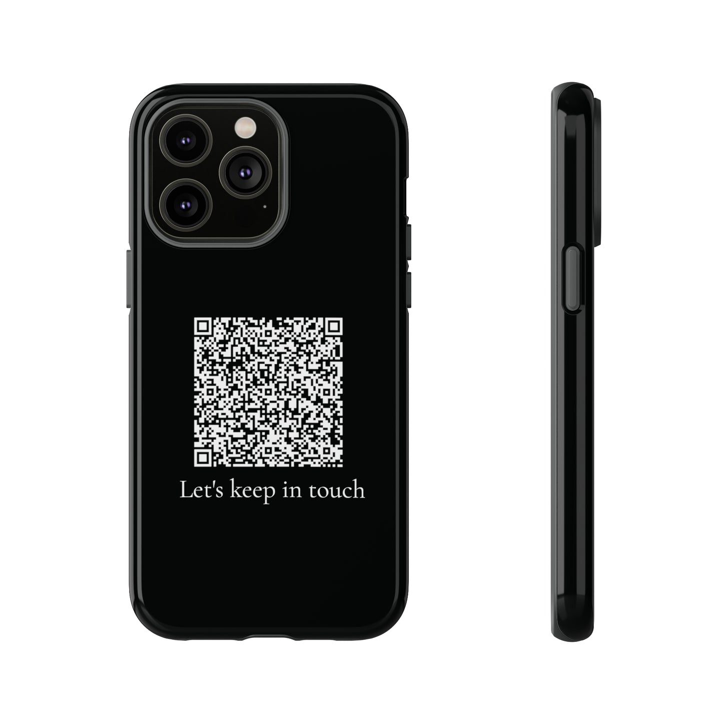 Personalized QR Code Contact Card Phone Tough Cases