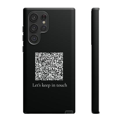 Personalized QR Code Contact Card Phone Tough Cases