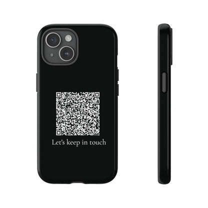 Personalized QR Code Contact Card Phone Tough Cases