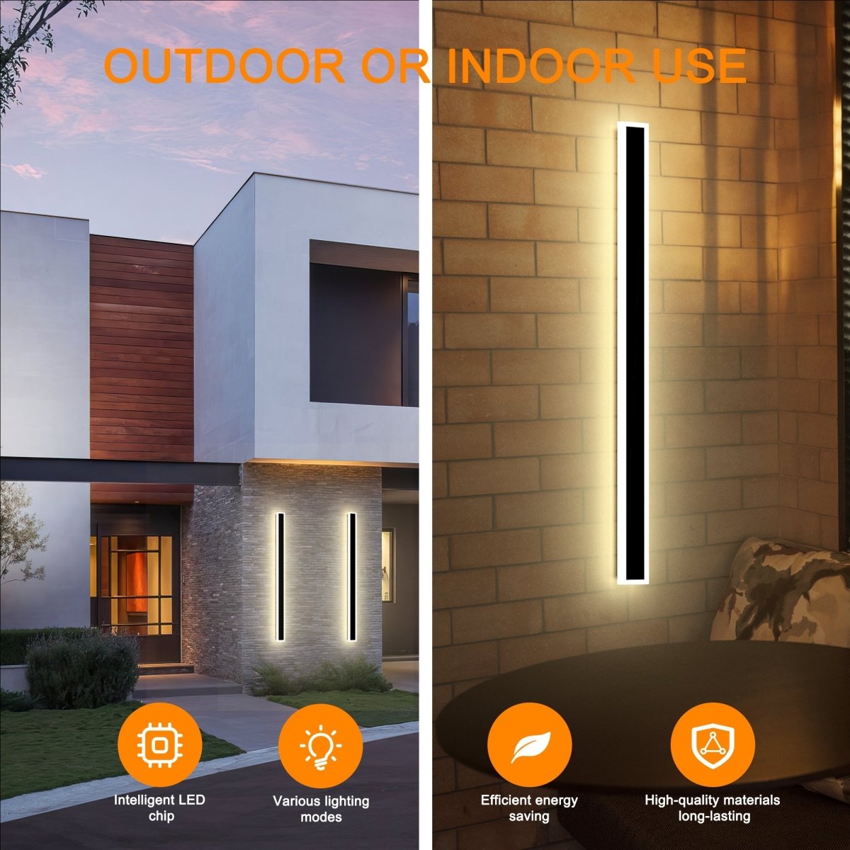 2 - Pack RGBW Frame Wall Light for Indoor & Outdoor - Cosas y Punto