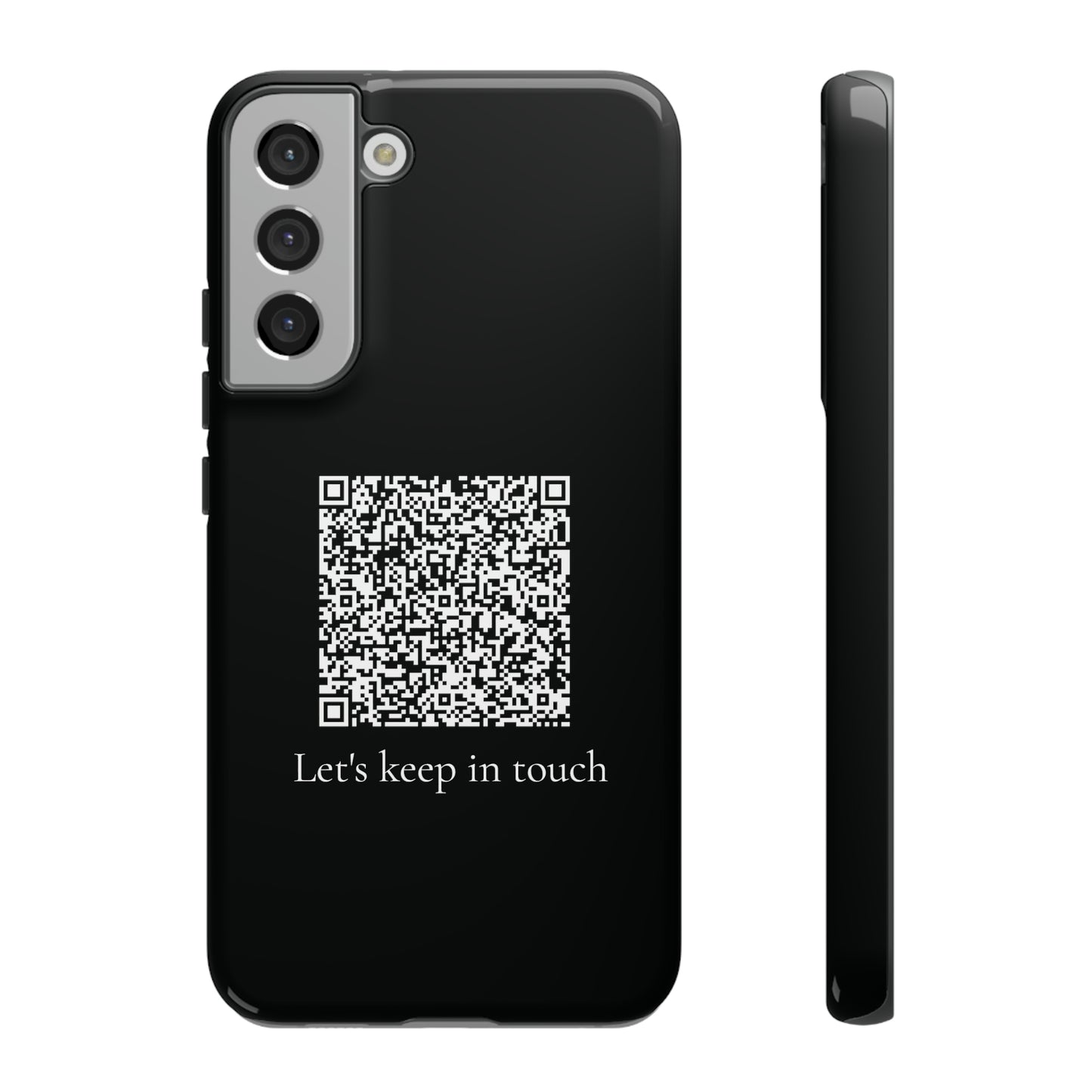 Personalized QR Code Contact Card Phone Tough Cases