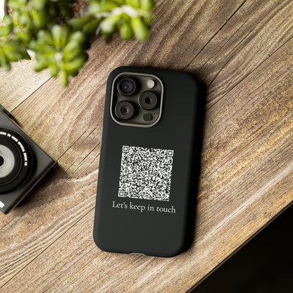 Personalized QR Code Contact Card Phone Tough Cases