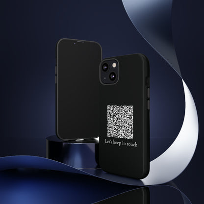 Personalized QR Code Contact Card Phone Tough Cases