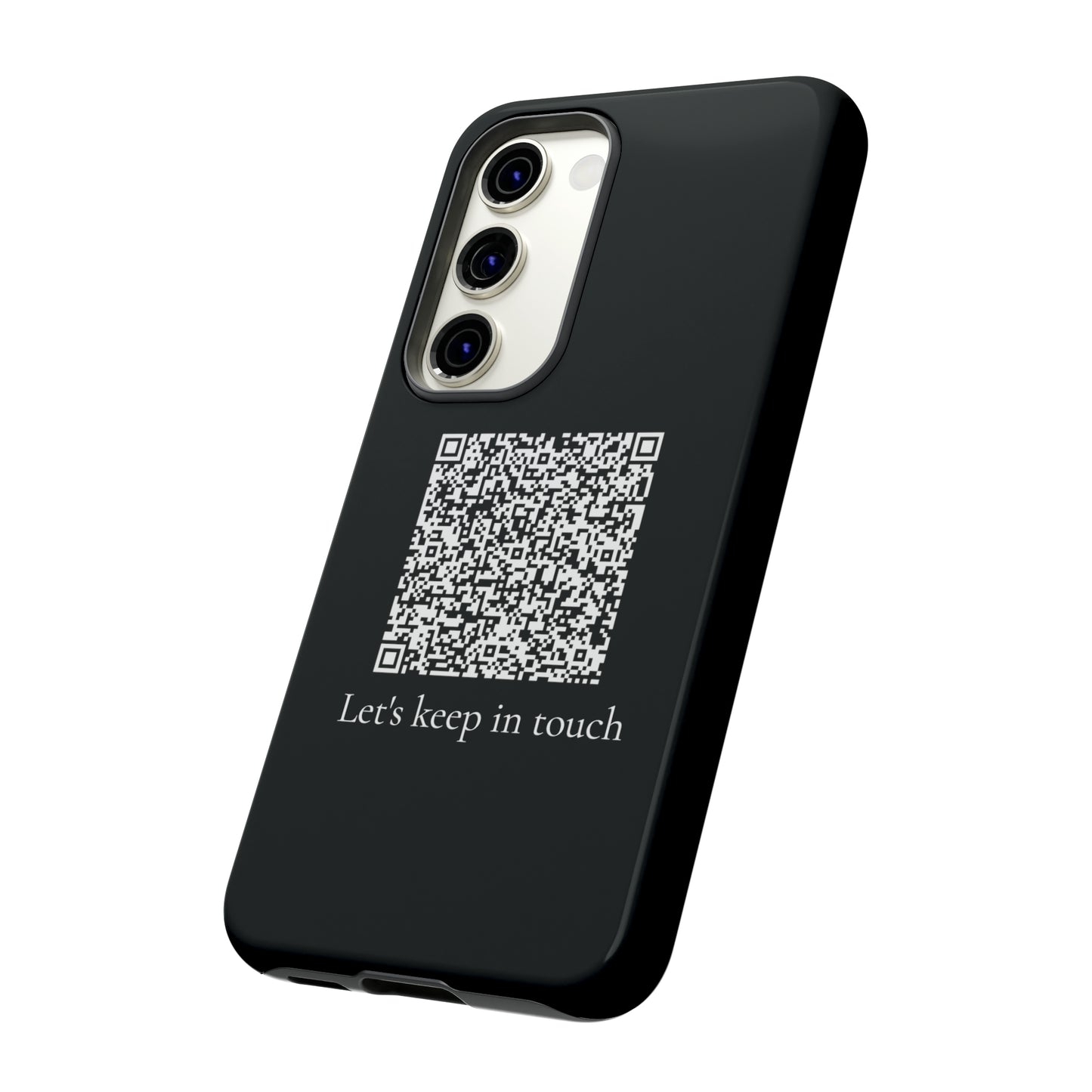 Personalized QR Code Contact Card Phone Tough Cases