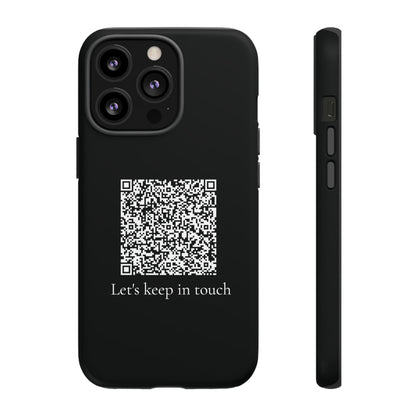 Personalized QR Code Contact Card Phone Tough Cases