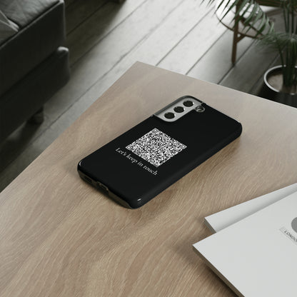 Personalized QR Code Contact Card Phone Tough Cases