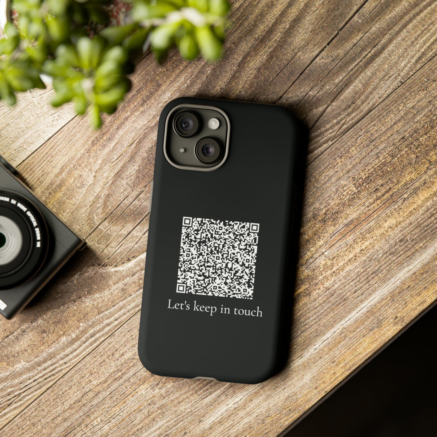 Personalized QR Code Contact Card Phone Tough Cases