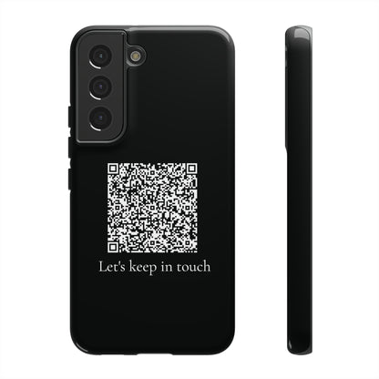 Personalized QR Code Contact Card Phone Tough Cases