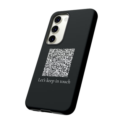 Personalized QR Code Contact Card Phone Tough Cases