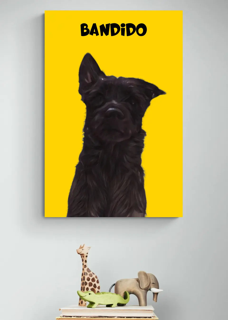 Vibrant Paws Pop Pet Portrait