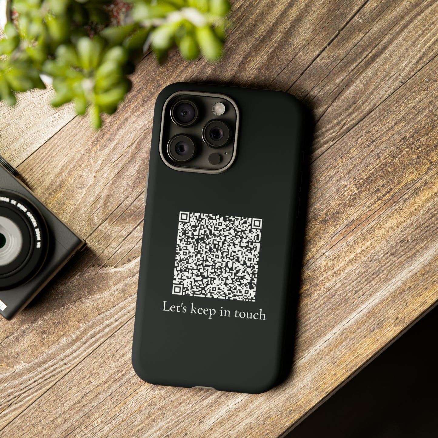 Personalized QR Code Contact Card Phone Tough Cases