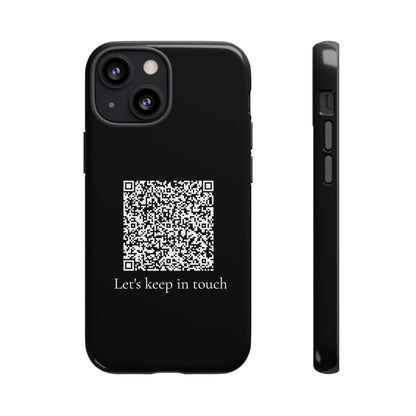 Personalized QR Code Contact Card Phone Tough Cases