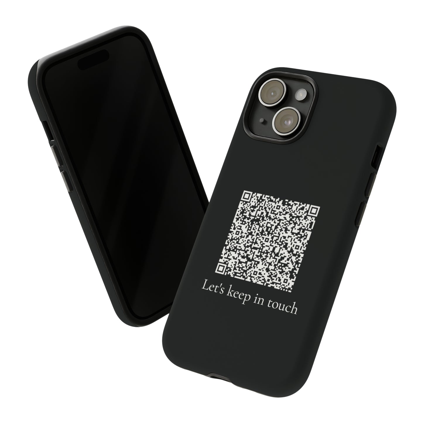 Personalized QR Code Contact Card Phone Tough Cases