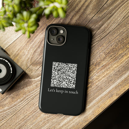 Personalized QR Code Contact Card Phone Tough Cases