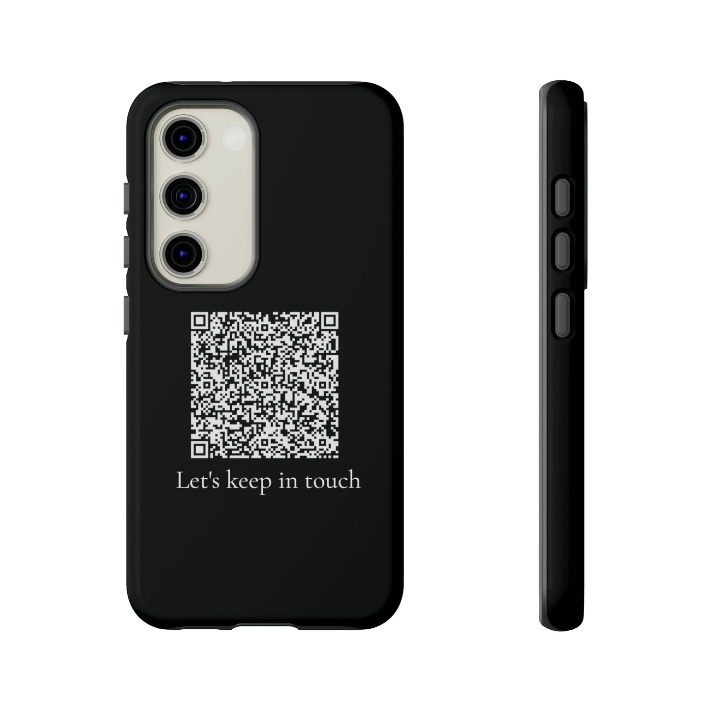 Personalized QR Code Contact Card Phone Tough Cases