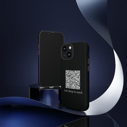 Personalized QR Code Contact Card Phone Tough Cases