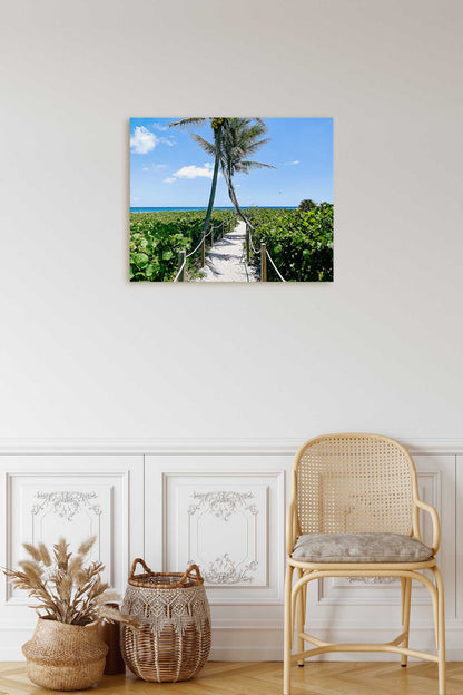 Entering Paradise on Acrylic Glass Wall Art