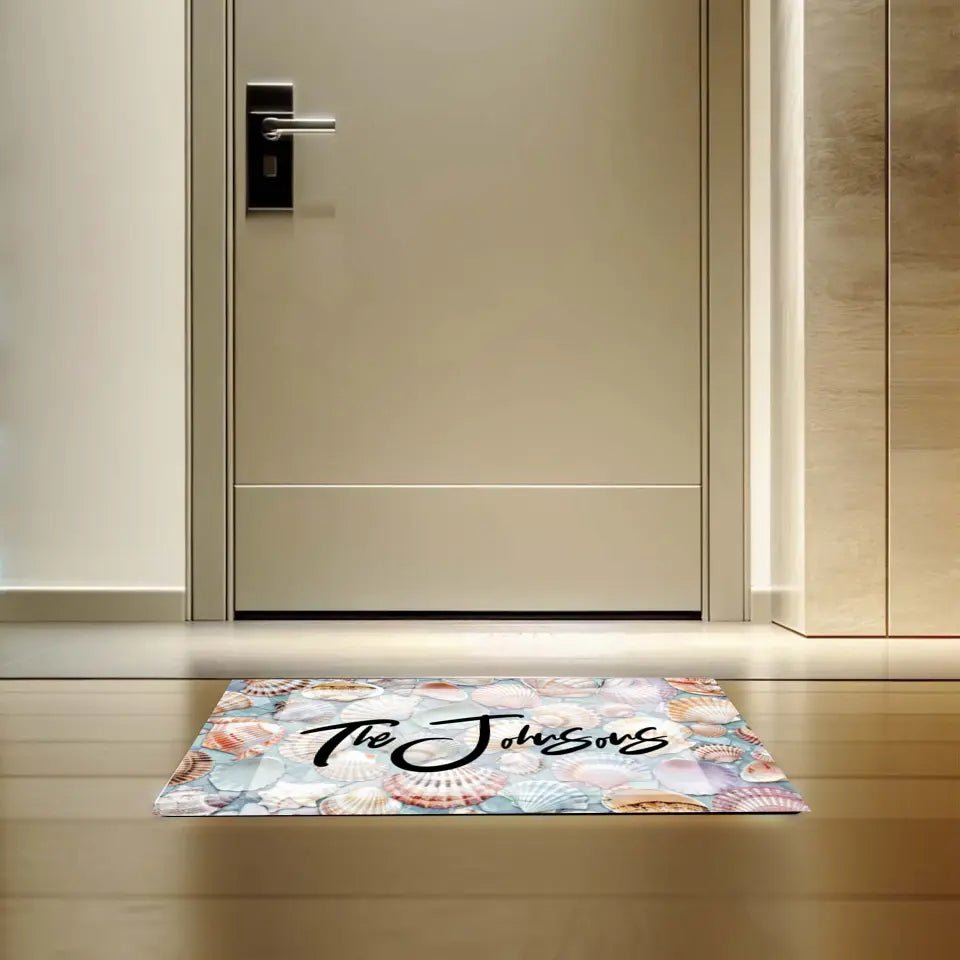 Coastal Comfort Personalized Doormat - Cosas y Punto