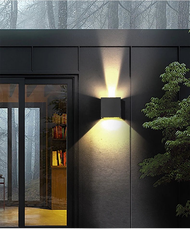 Contemporary LED Outdoor Wall Sconce – Modern Design with Adjustable Angles - Cosas y Punto