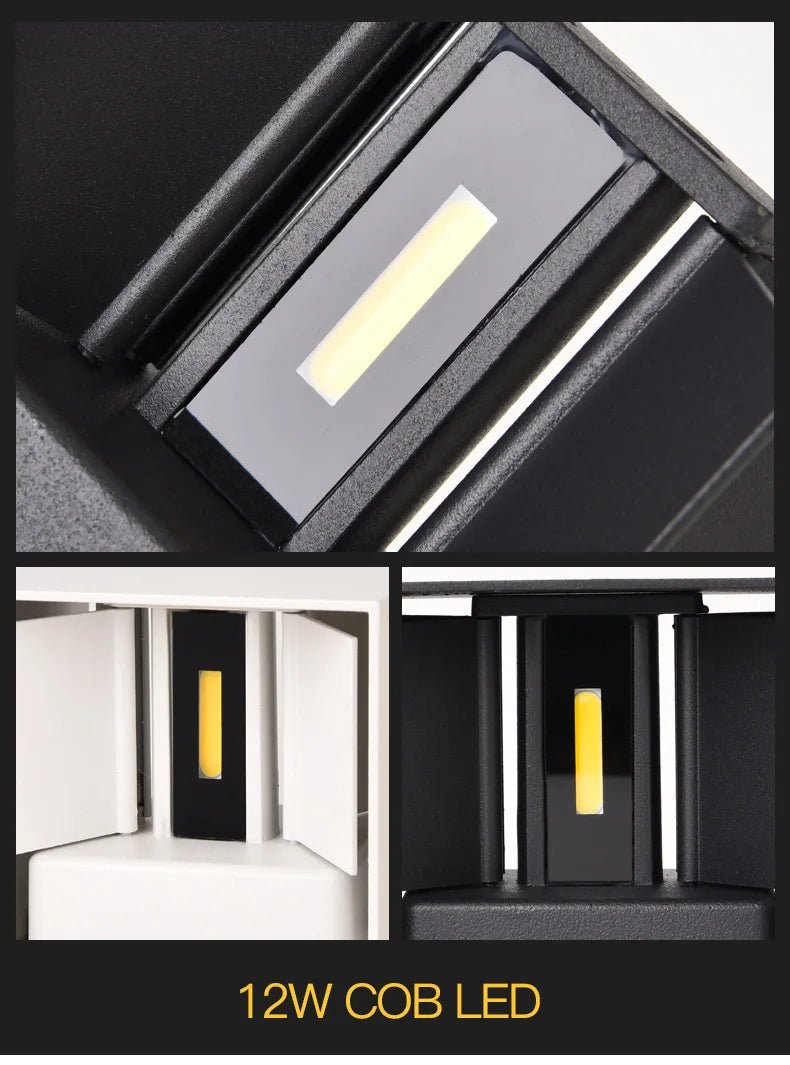 Contemporary LED Outdoor Wall Sconce – Modern Design with Adjustable Angles - Cosas y Punto