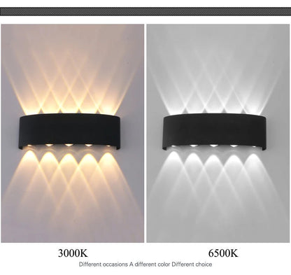 Modern LED Up - Down Exterior Wall Fixture - Cosas y Punto