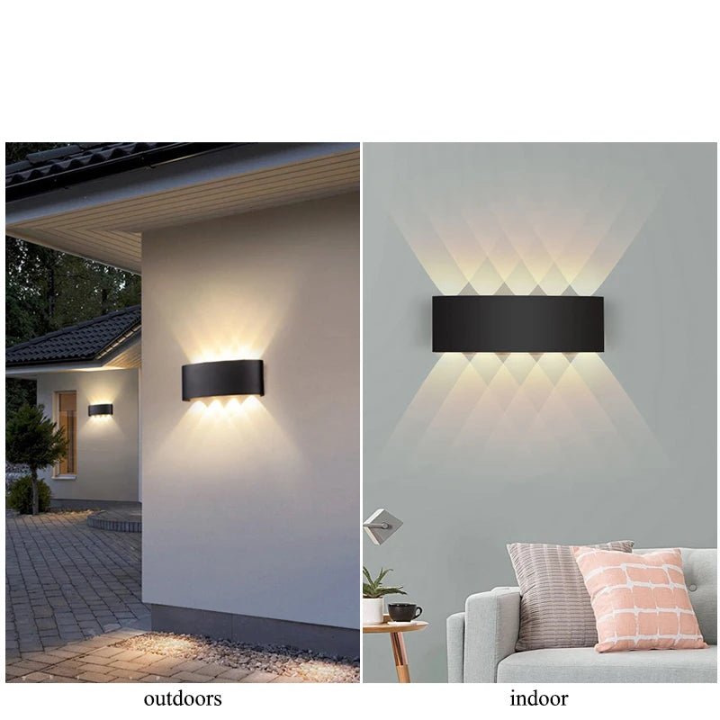 Modern LED Up - Down Exterior Wall Fixture - Cosas y Punto