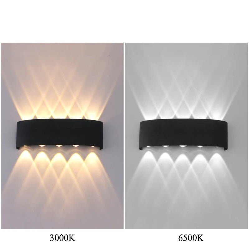 Modern LED Up - Down Exterior Wall Fixture - Cosas y Punto