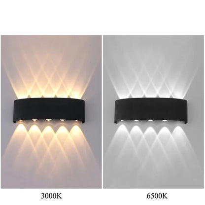 Modern LED Up - Down Exterior Wall Fixture - Cosas y Punto