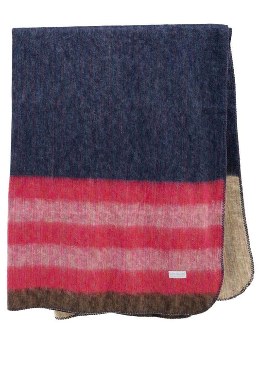 Navy Blue Queen - Sized Alpaca Blanket - Cosas y Punto