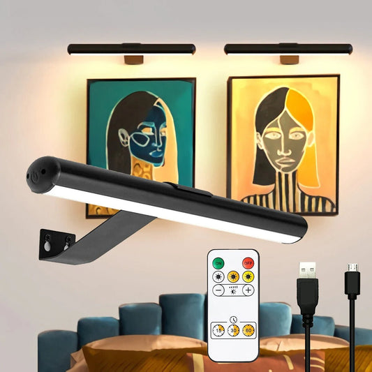 Wireless Wall Lamp Art Display with Rechargeable Battery - Cosas y Punto