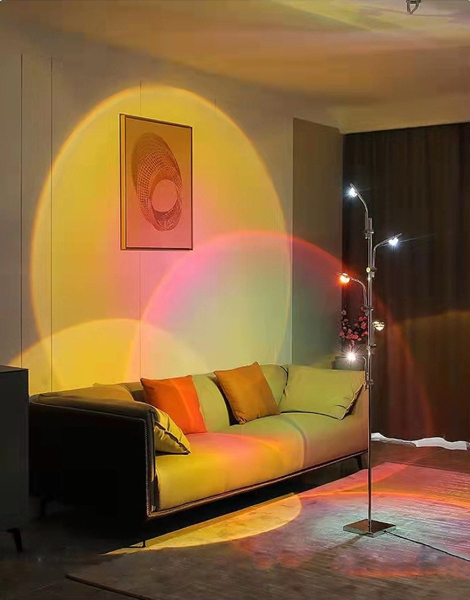 5-Head Projector Floor Lamp - Cosas y Punto