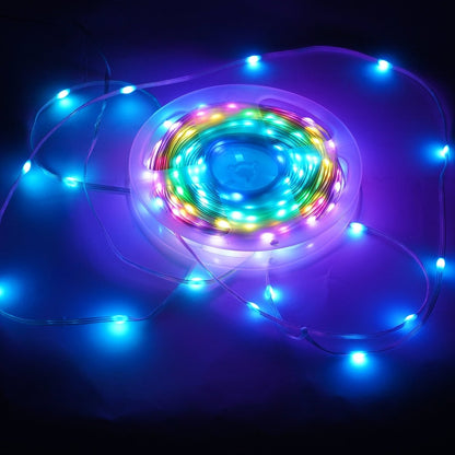 65.6 ft. Color LED Smart Strip Lights (Remote & App control) - Cosas y Punto