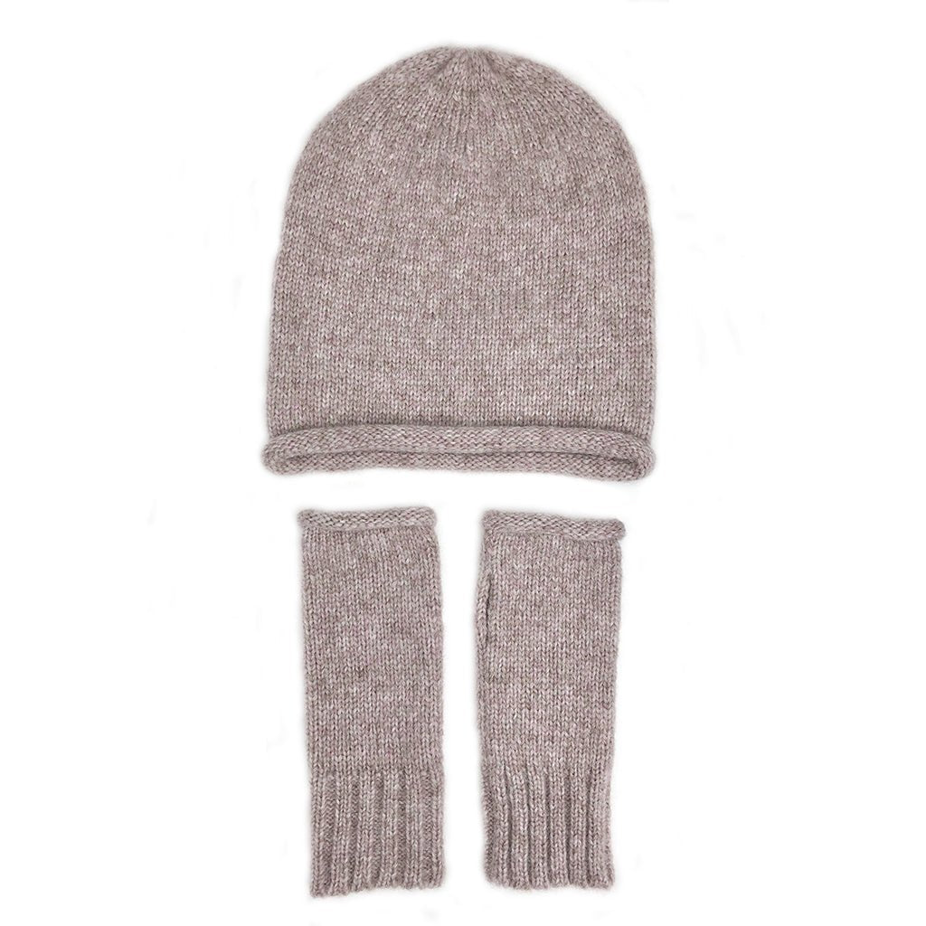 Blush Essential Knit Alpaca Gloves - Cosas y Punto