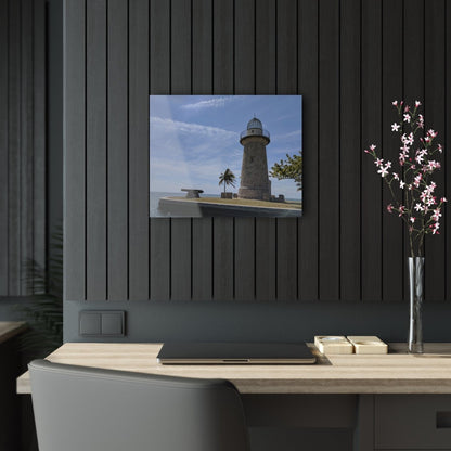 Boca Chita Lighthouse on Acrylic Glass Wall Art - Cosas y Punto