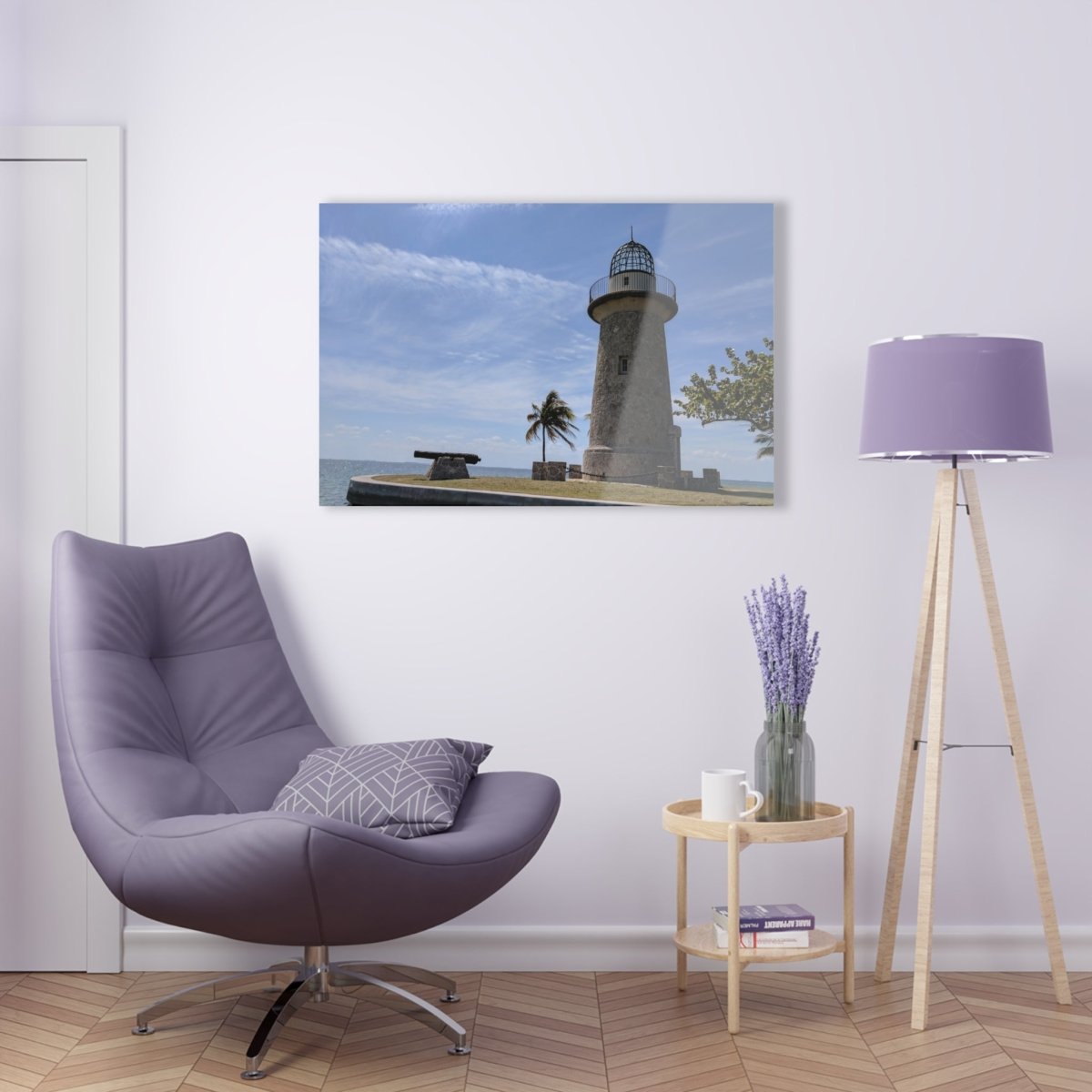 Boca Chita Lighthouse on Acrylic Glass Wall Art - Cosas y Punto