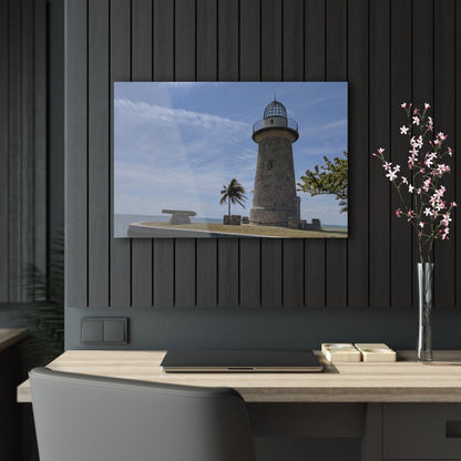 Boca Chita Lighthouse on Acrylic Glass Wall Art - Cosas y Punto