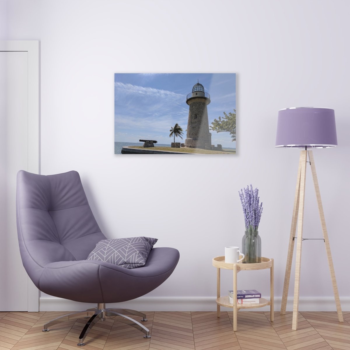 Boca Chita Lighthouse on Acrylic Glass Wall Art - Cosas y Punto