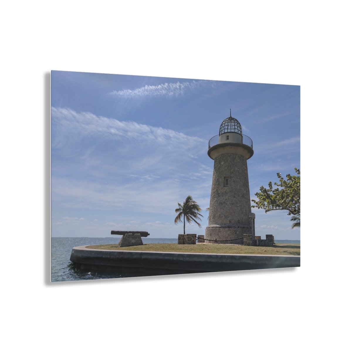 Boca Chita Lighthouse on Acrylic Glass Wall Art - Cosas y Punto