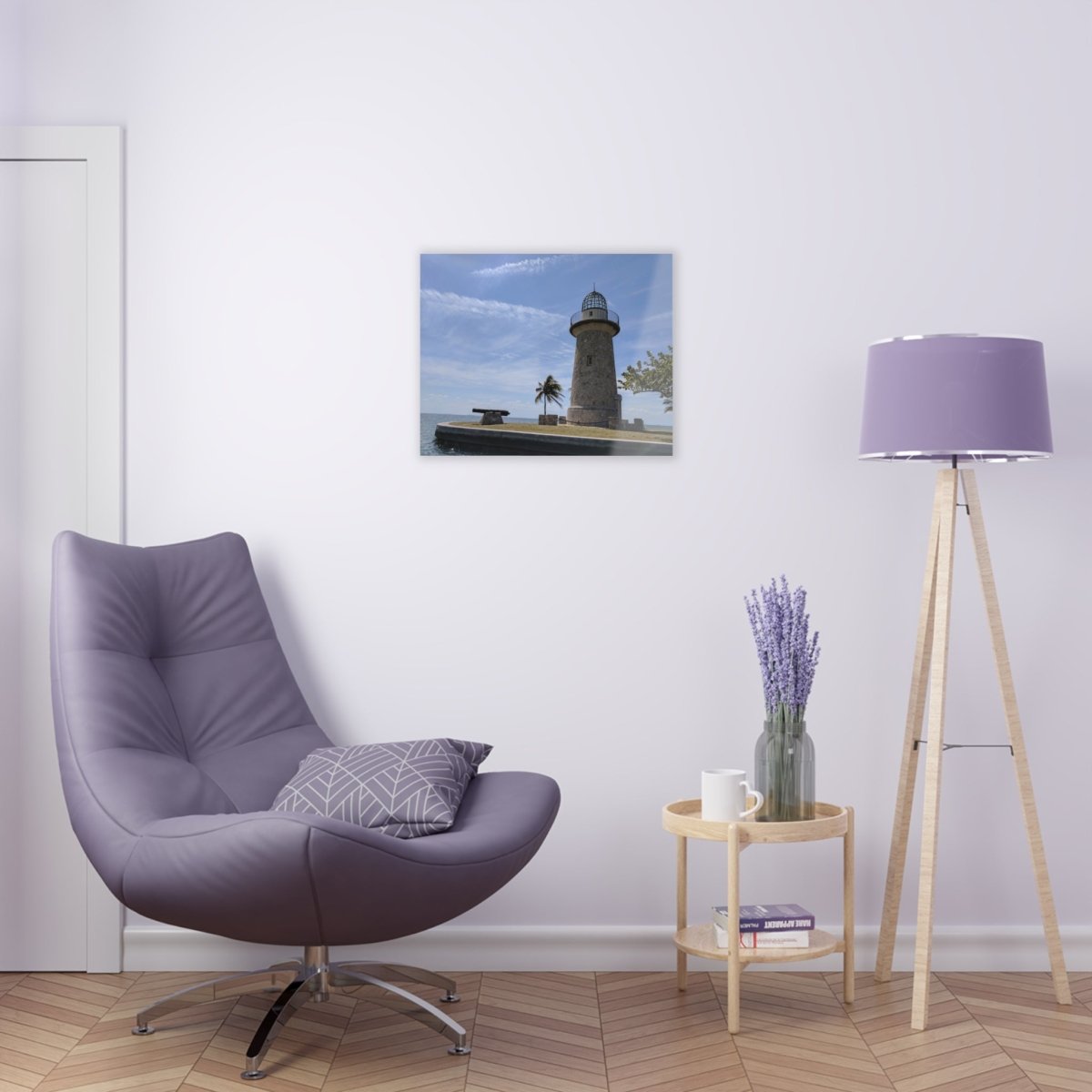 Boca Chita Lighthouse on Acrylic Glass Wall Art - Cosas y Punto