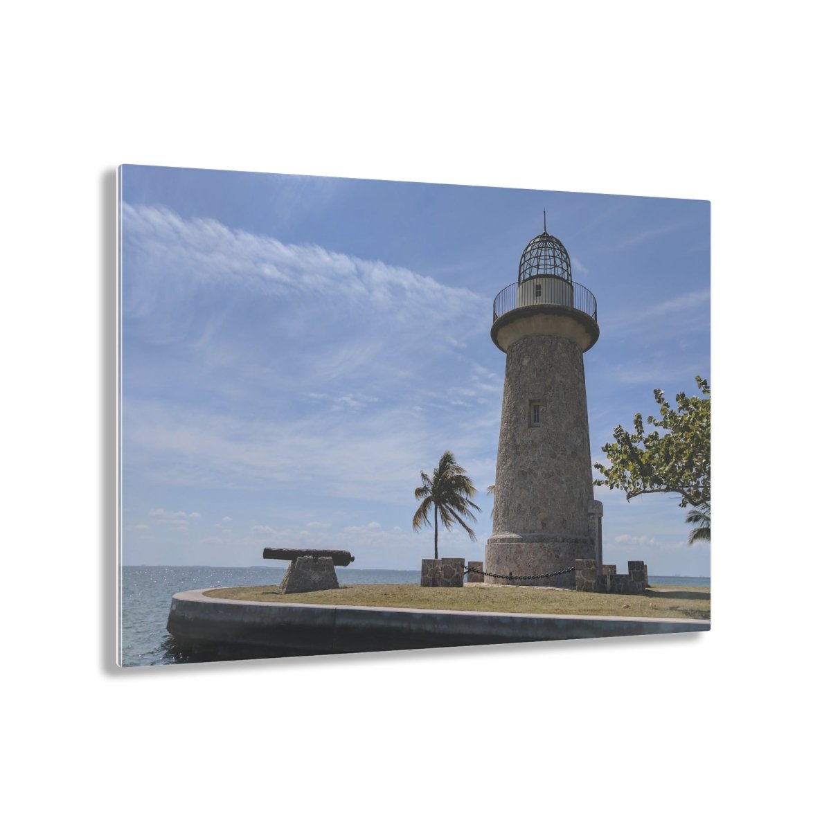 Boca Chita Lighthouse on Acrylic Glass Wall Art - Cosas y Punto