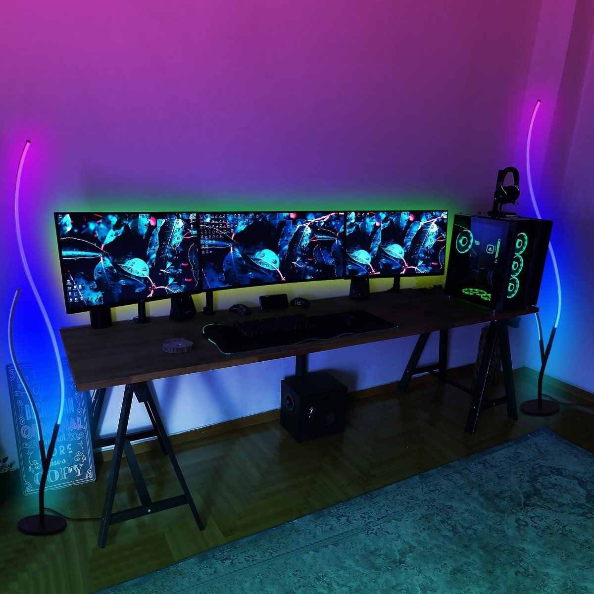 Color Ripple Floor LED Lamp - Cosas y Punto
